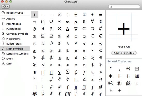 run off symbols in word for mac