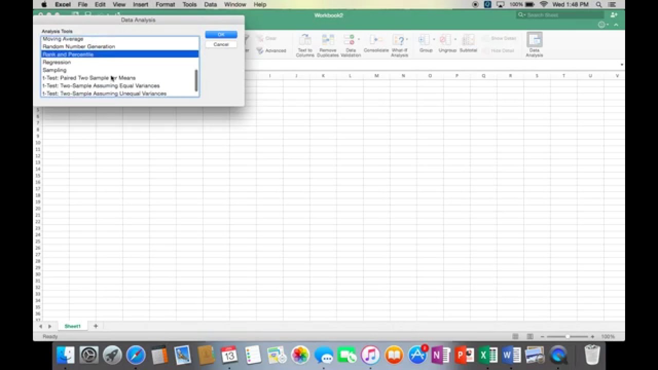 Excel For Mac Regression Tool